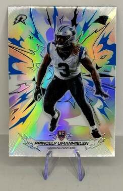 Princely Umanmielen 2025 Topps Resurgence Carolina Panthers Refractor Rookie